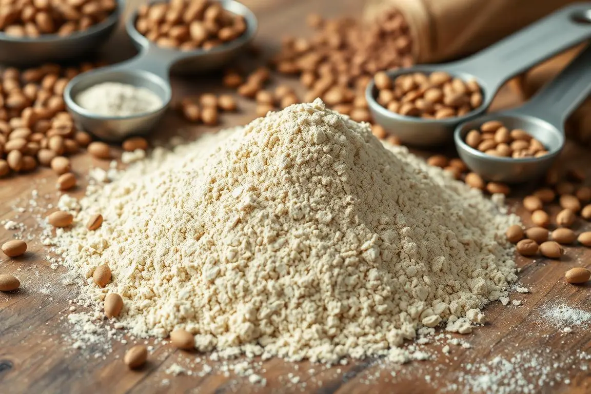 Is lentil flour high in carbs?