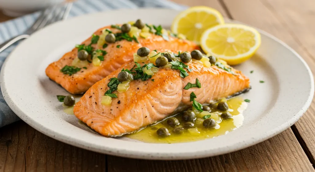 How to Make Salmon Piccata