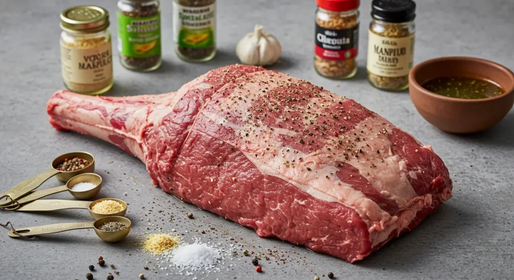 What temperature should beef arm roast be cooked at